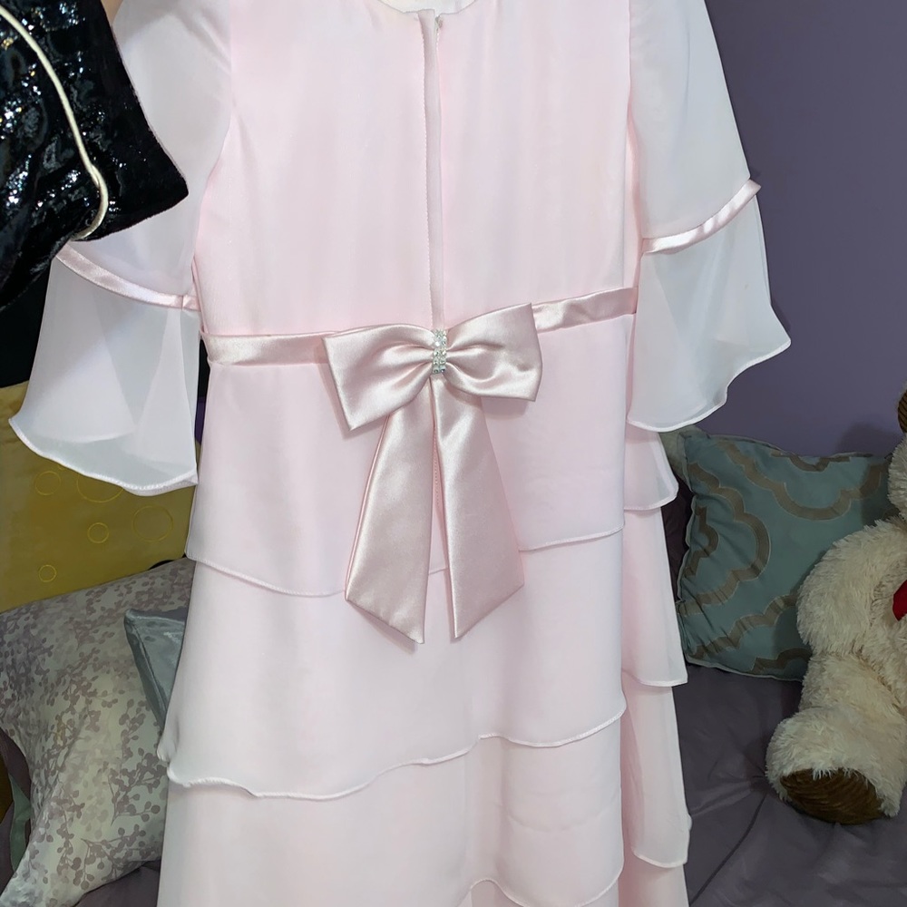 light pink dress